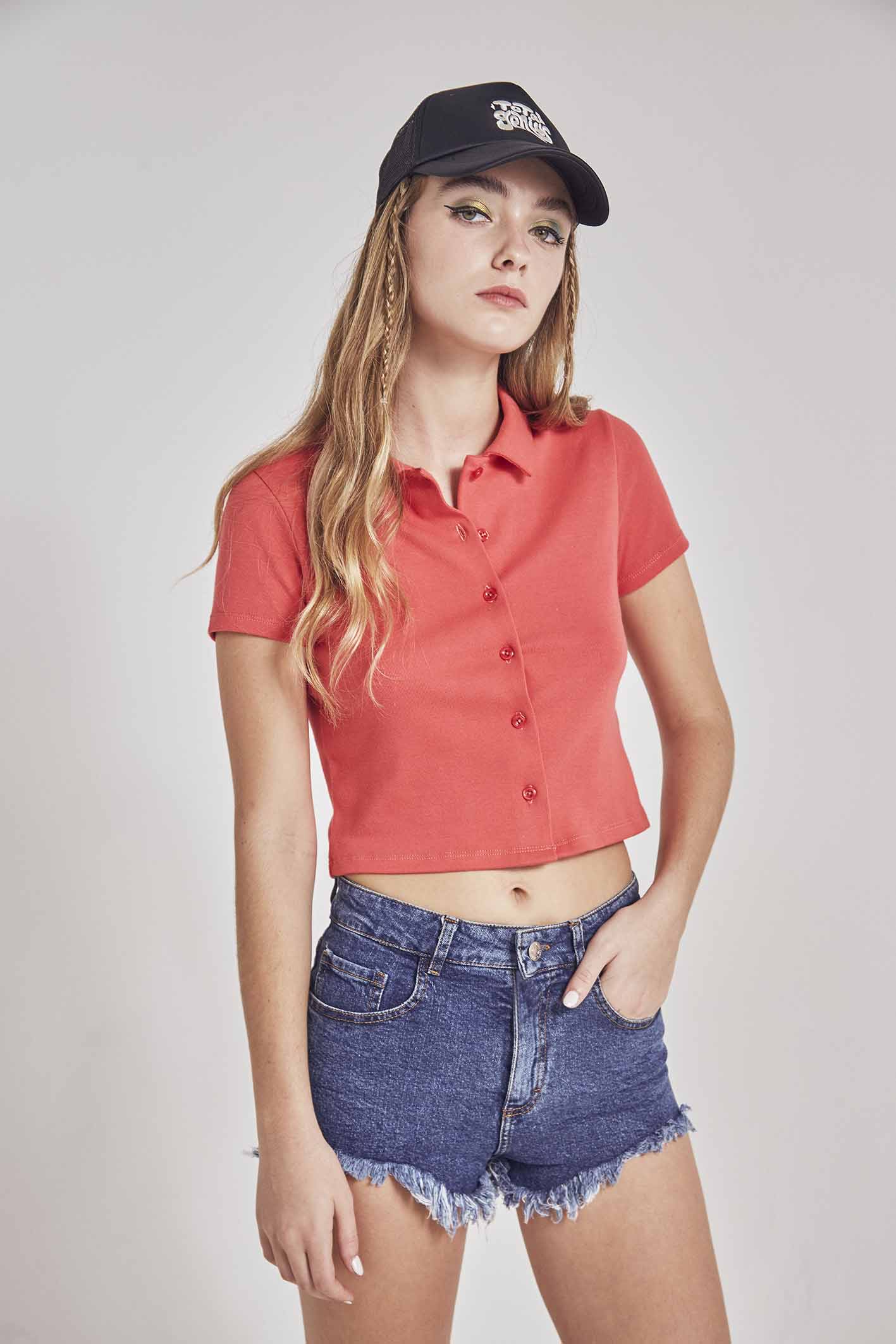 REM POLO MC FIT CARMELA XS-L