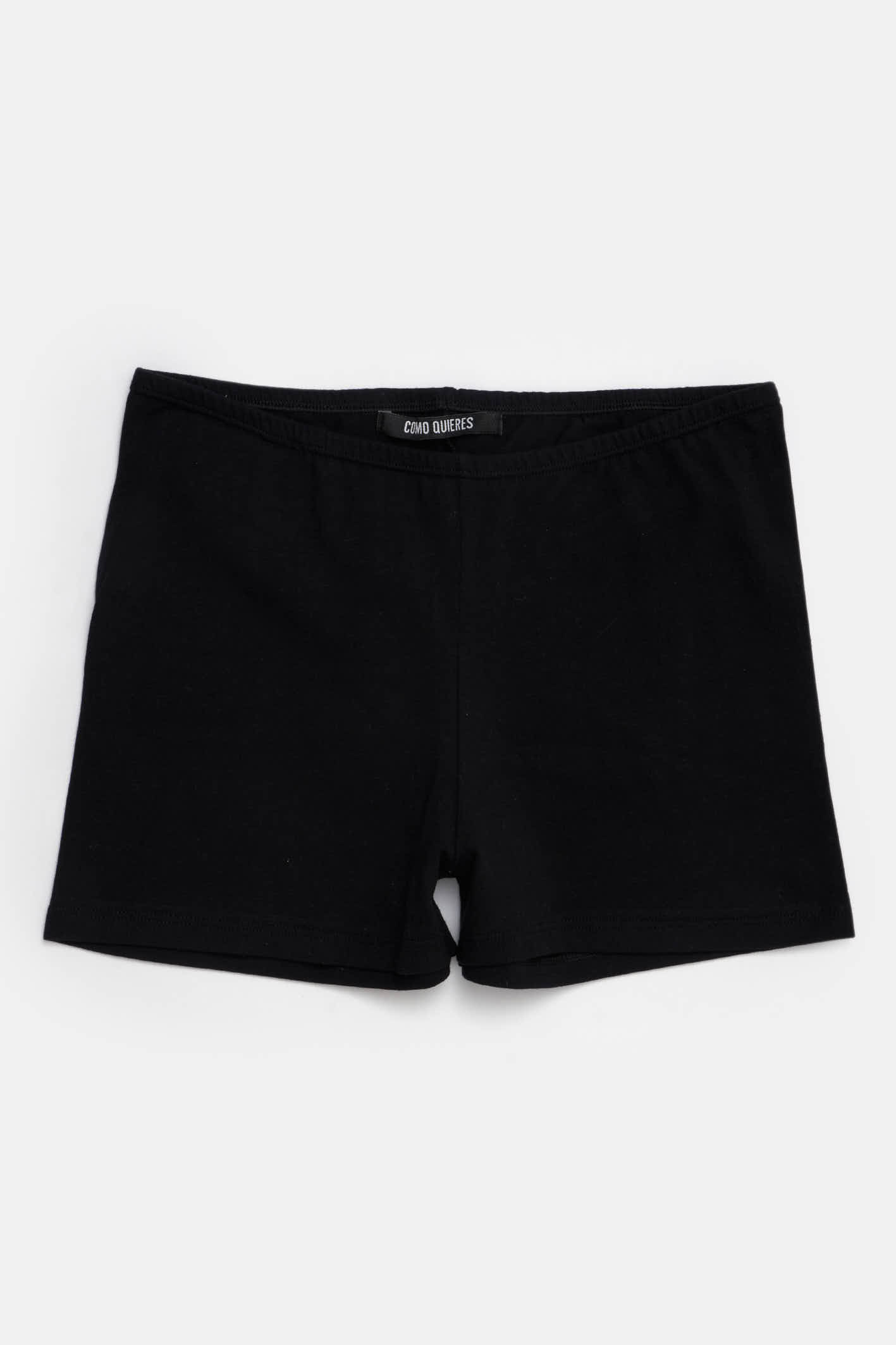 Short Boxer negro para adolescentes