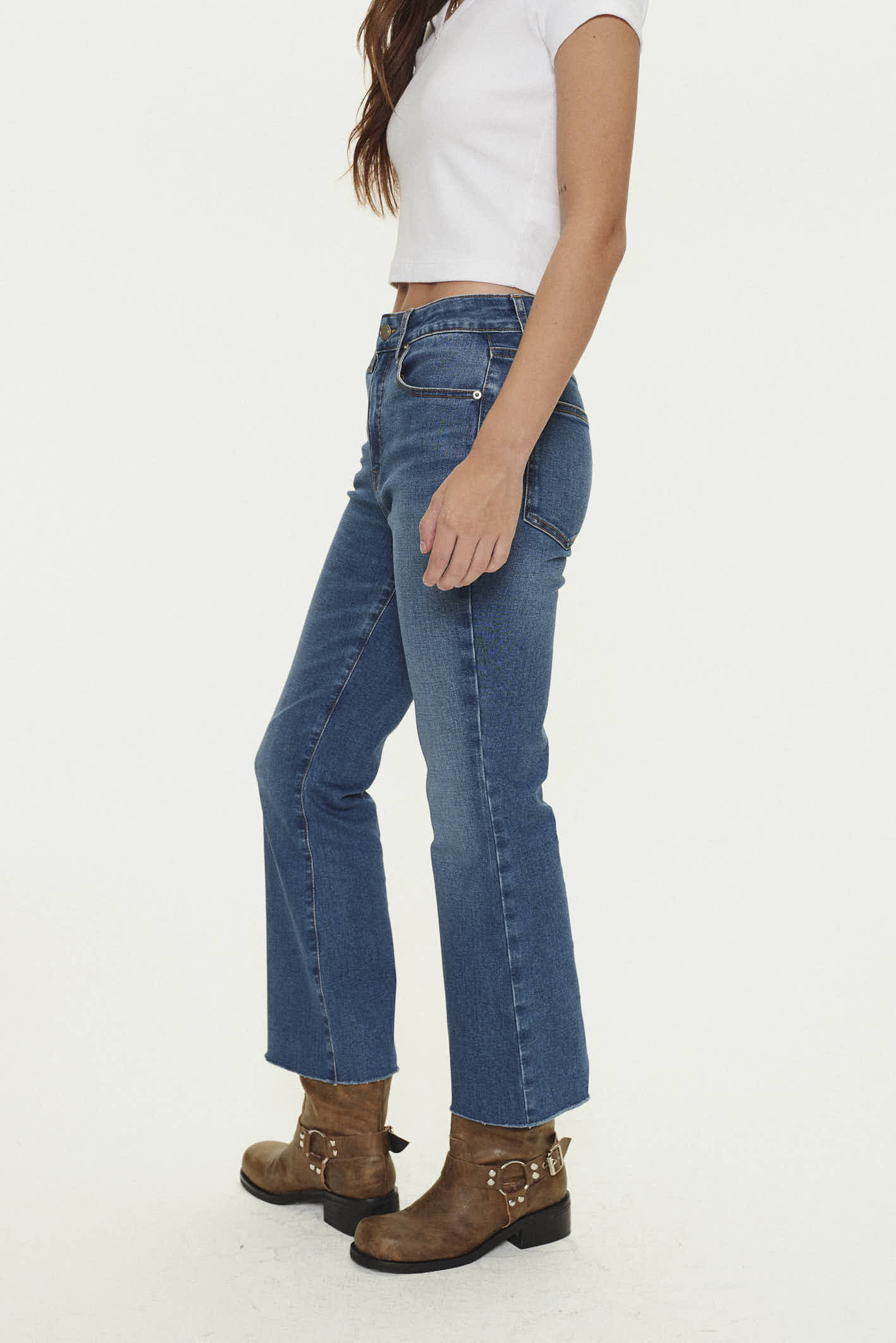 Jean Crop Flare Singapur